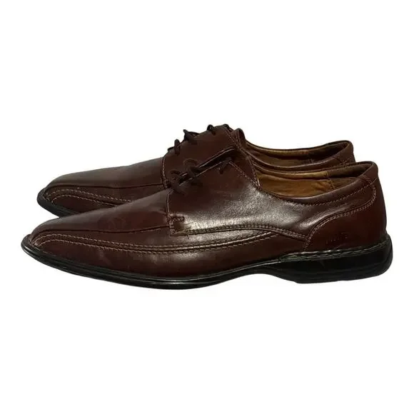 Josef Siebel Men's EU 44 Brown leather Oxford Shoes Size 10.5 Walking Casual - Picture 2 of 8